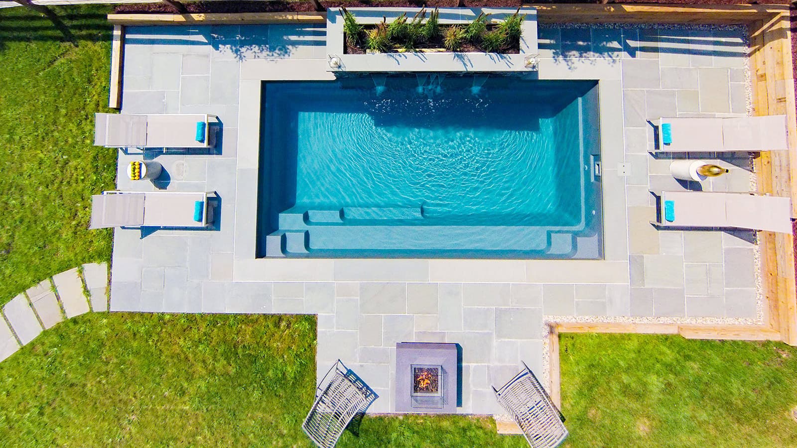 The Imagine Pools Premiere fibreglass swimming pool